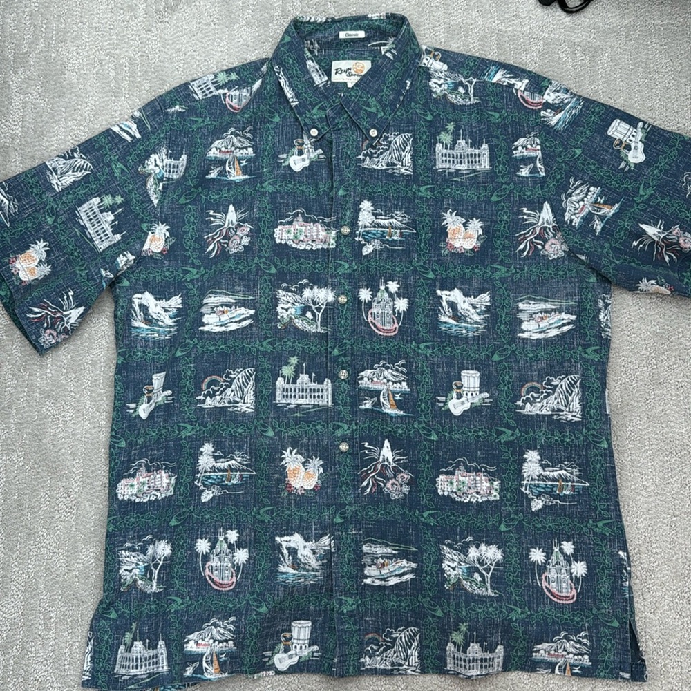 Reyn Spooner Classic Oahu Aloha Shirt Large